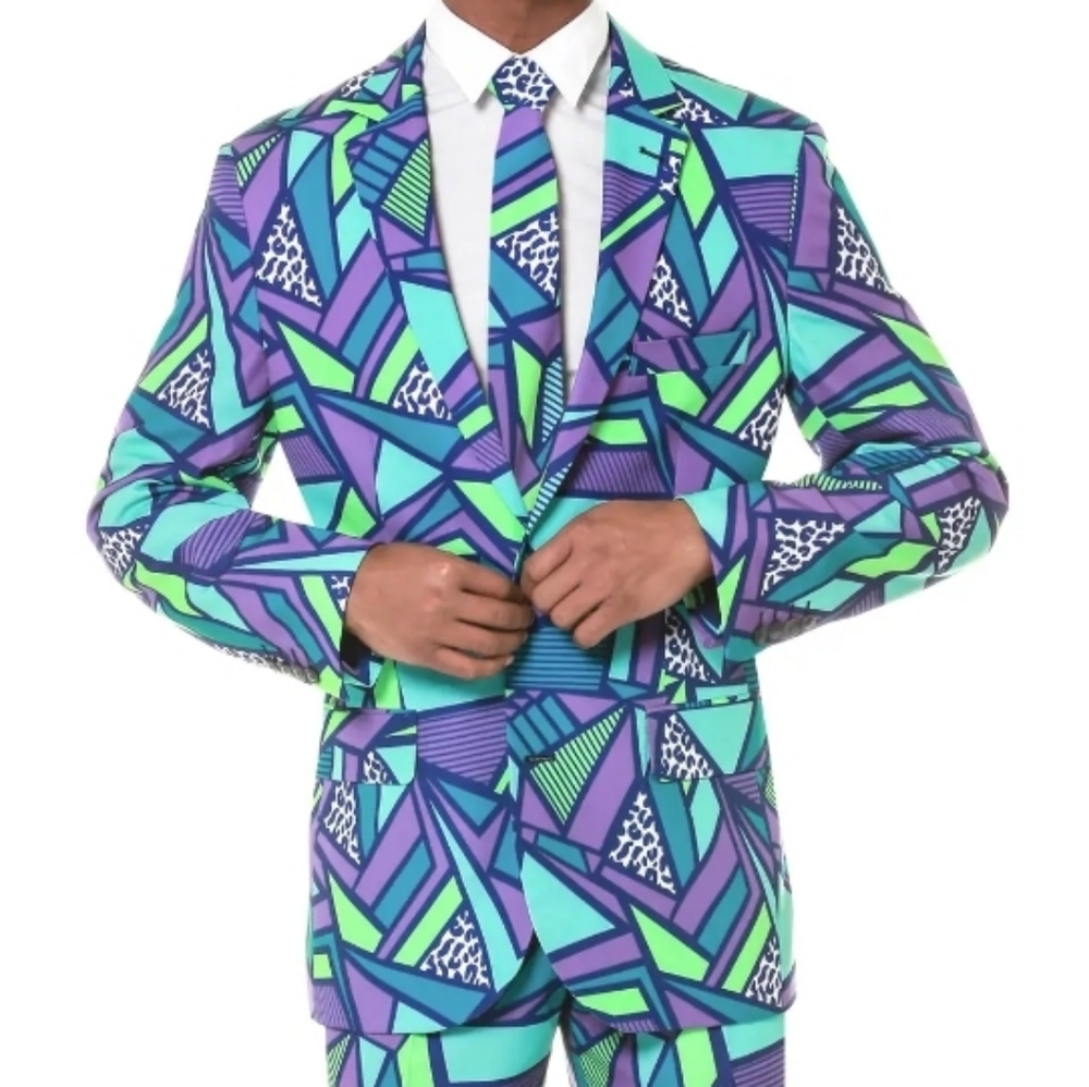 Shinesty The Le Tootski Neon Rave Blazer Size 56